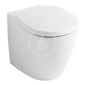 Ideal Standard Connect - Stojace WC s hlbokým splachovaním, zadný/spodný odpad, s Ideal Plus, biela