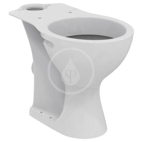 Ideal Standard Contour 21 - WC kombi misa, bezbariérová, 360x450x660 mm, zadný odpad, biela