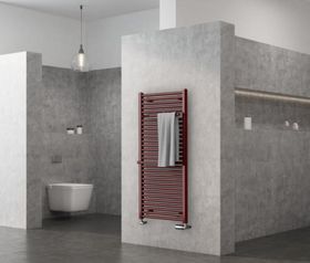 Isan Melody Avondo kúpeľňový radiátor bočný 1215x500 rubín