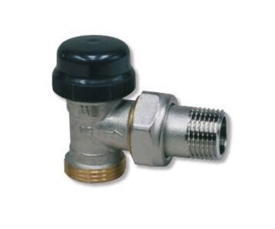 Ivar.VS 2106 N termostatický ventil s prednastavením rohový EKx1/2", pripojenie na plasthliníkové alebo medené potrubie