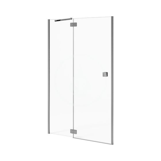 Jika Cubito Pure - Sprchové dvere výklopné 1000 mm, ľavé, Jika perla Glass, strieborná/číre sklo