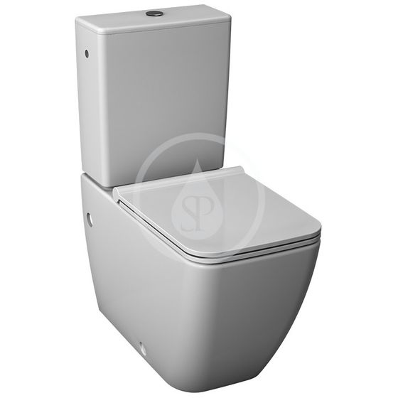 Jika Cubito Pure - WC kombi misa, 670x360x430 mm, Vario odpad, biela