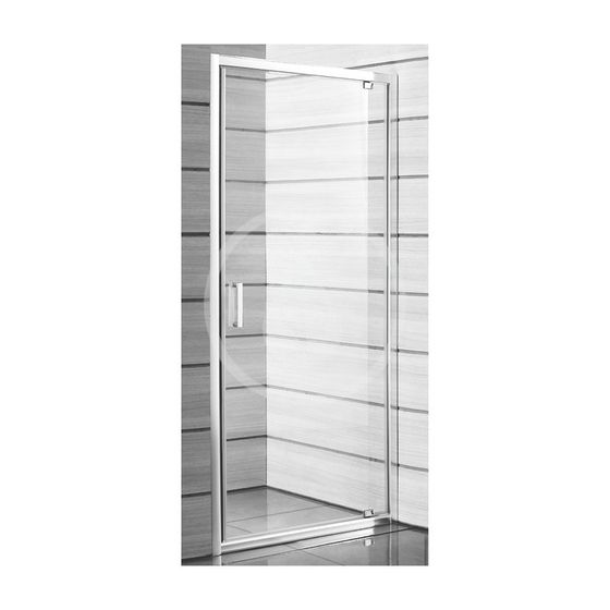 Jika Lyra plus - Sprchové dvere pivotové Ľ/P, 900x1900 mm, biela/transparentné sklo