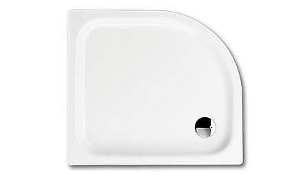 Kaldewei Advantage - Štvrťkruhová asymetrická sprchová vanička Zirkon 501-1, 900x750 mm, biela – sprchová vanička, bez polystyrénového nosiča