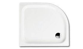 Kaldewei Advantage - Štvrťkruhová asymetrická sprchová vanička Zirkon 501-1, 900x750 mm, biela – sprchová vanička, antislip, bez polystyrénového nosič