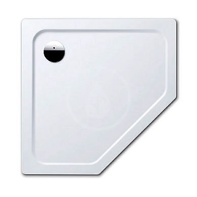 Kaldewei Avantgarde - Päťuholníková sprchová vanička Cornezza 672-1, 1000x1000 mm, biela – sprchová vanička, Perl-Effekt, bez polystyrénového nosiča