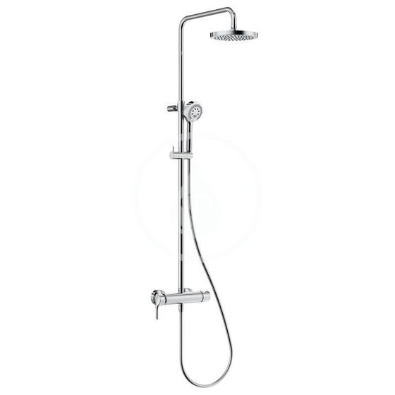 Kludi Logo - Sprchový set Dual Shower System s batériou, 200 mm, chróm
