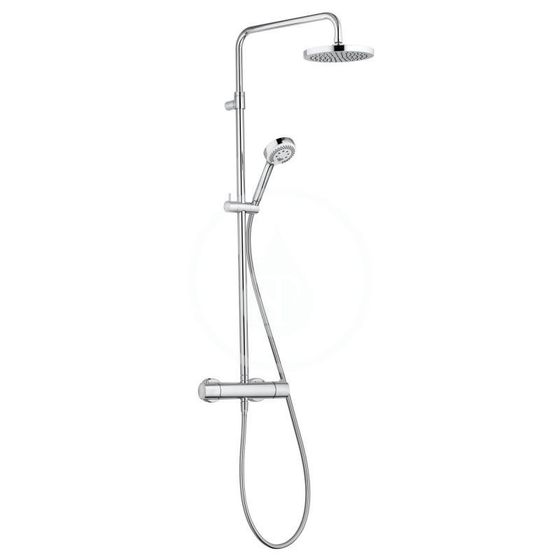 Kludi Logo - Sprchový set Dual Shower System s termostatom, 200 mm, chróm
