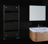 Korado kúpeľňový radiátor Koralux Linear Classic 450x1220mm čierny matný