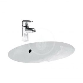 Laufen Lipsy - Vstavané umývadlo, 565 mm x 410 mm, biela