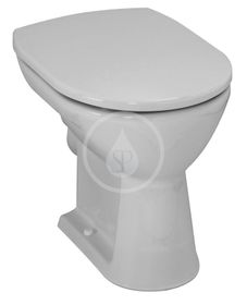 Laufen Pro - Stojace WC, 470x360 mm, ploché splachovanie, s LCC, biela