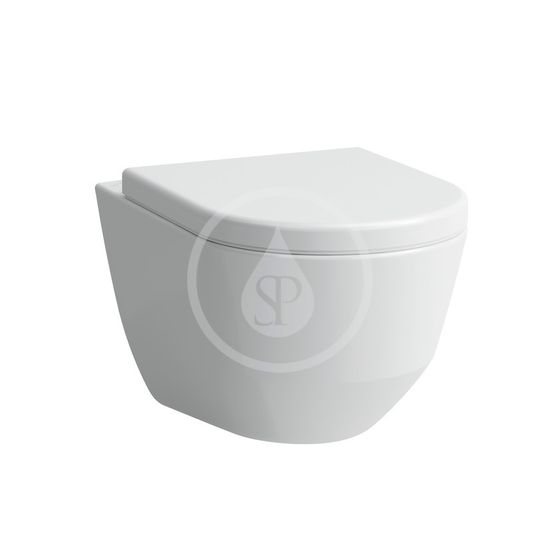 Laufen Pro - Závesné WC, 530 mm x 360 mm, s LCC, biela