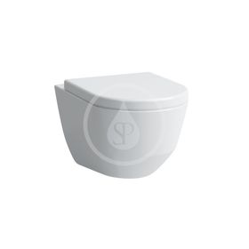 Laufen Pro - Závesné WC Compact, 490x360 mm, Rimless, biela