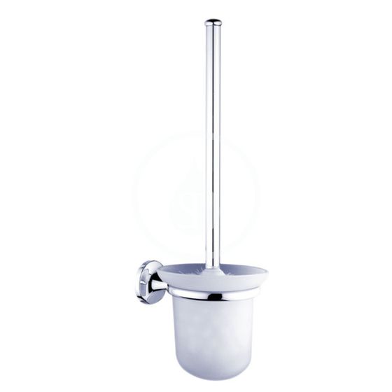 Nimco Monolit - WC kefa nástenná s držiakom, matné sklo/chróm