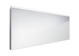 Nimco Zrkadlá - Zrkadlo s LED osvetlením, 1200x600 mm, hranaté, alumínium