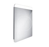Nimco Zrkadlá - Zrkadlo s LED s osvetlením, 500x700 mm, hliník