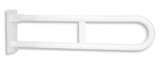 Novaservis Kúpeľňové doplnky - Držadlo dvojité sklopné 572 mm, biela
