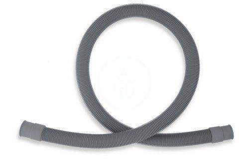 Novaservis Príslušenstvo - Práčková vypúšťacia hadica rovná, sivá, 100 cm