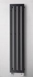 PMH Darius Kúpeľňový radiátor s vešiačikmi DAH6B čierny 326×1800