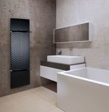 PMH Zone Kúpeľňový radiátor 450×1570 čierny
