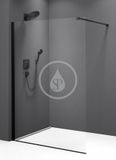 Polysan Modular Shower - Sprchová zástena 800x2000 mm, číre sklo/čierna mat