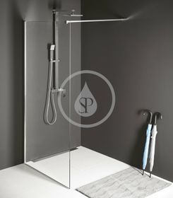 Polysan Modular Shower - Sprchová zástena jednodielna, 1000 mm, číre sklo
