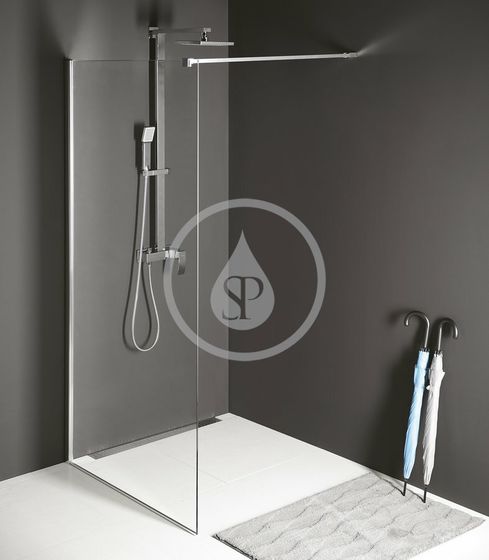Polysan Modular Shower - Sprchová zástena jednodielna 800 mm, číre sklo