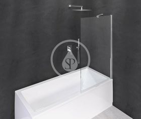Polysan Modular Shower - Vaňová zástena jednodielna 1000x1500 mm, leštený hliník/číre sklo