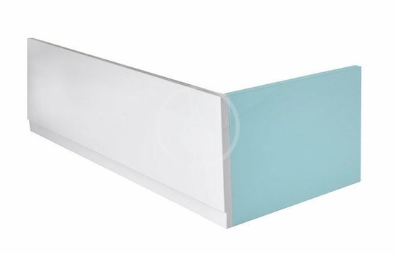 Polysan Plain - Panel čelný 160, ľavý, 160 cmx59 cm, biela