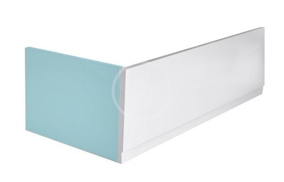 Polysan Plain - Panel čelný 160, pravý, 160 cmx59 cm, biela