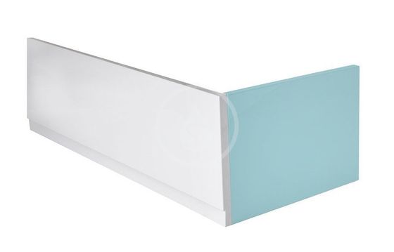Polysan Plain - Panel čelný 165, ľavý, 165 cmx59 cm, biela