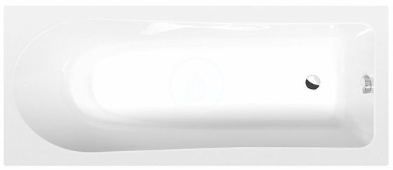 Polysan Vane - Obdĺžniková vaňa LISA, 1500x700x470 mm, biela