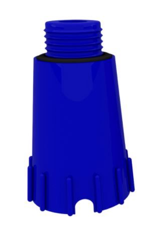 PPR grn tlaková zátka dlhá 1/2" modrá