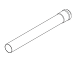 Protherm T2K-1000 rúrka pre oddelený dymovod Ø 80 mm, plast - 1m