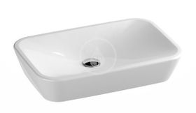 Ravak Ceramic - Umývadlo na dosku, 600x400 mm, biela