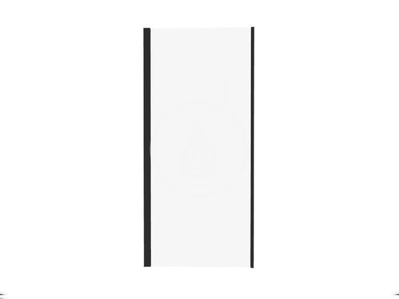 Ravak Pivot - Sprchová stena PPS-100, 970-995 mm, čierna/číre sklo