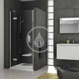 Ravak SmartLine - Sprchové dvere dvojdielne SMSD2-100 B-L, 999-1016 mm, ľavé, chróm, sklo transparent
