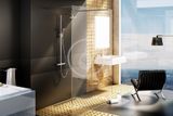 Ravak Walk-In - Sprchovací kút Free, 2000 mm x 1200 mm, farba lesklý hliník, sklo transparent