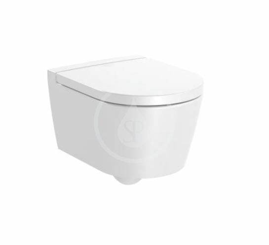 Roca Inspira - Závesné WC, Rimless, biela