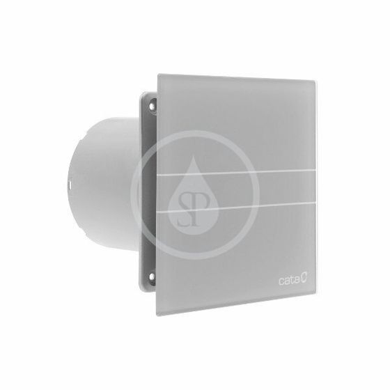 Sapho Cata E - Kúpeľňový ventilátor E-100 GS axiálny, 8 W, potrubie 100 mm, strieborná