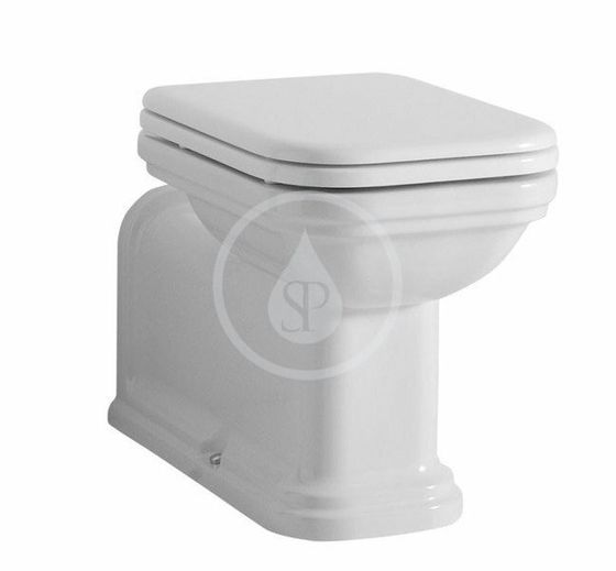 Sapho Kerasan Waldorf - Stojace WC, spodný/zadný odpad, biela