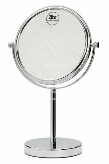 Sapho Kúpeľňové vybavenie - Kozmetické zrkadielko, priemer 200 mm, chróm