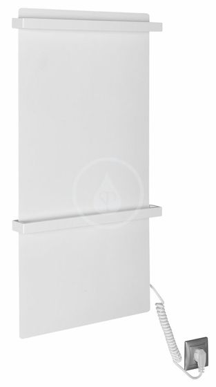 Sapho Kúrenie - Vykurovacie teleso Elmis, 400x800 mm, 120 W, biela mat
