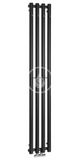 Sapho Kúrenie - Vykurovacie teleso Pilon, 270x1800 mm, čierna mat