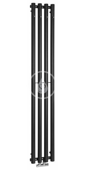 Sapho Kúrenie - Vykurovacie teleso Pilon, 270x1800 mm, čierna mat