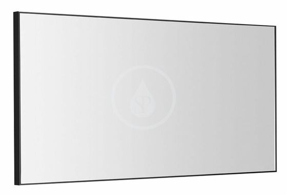 Sapho Zrkadlá - Zrkadlo Arowana v ráme, 1000x500 mm, čierna mat
