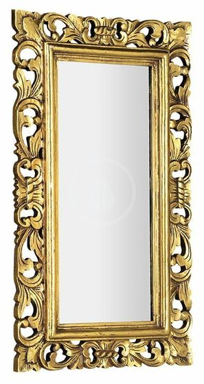 Sapho Zrkadlá - Zrkadlo Samblung v ráme, 400x700 mm, zlatá