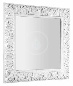 Sapho Zrkadlá - Zrkadlo Zeegreas v ráme, 900x900 mm, biela