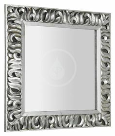 Sapho Zrkadlá - Zrkadlo Zeegreas v ráme, 900x900 mm, strieborná