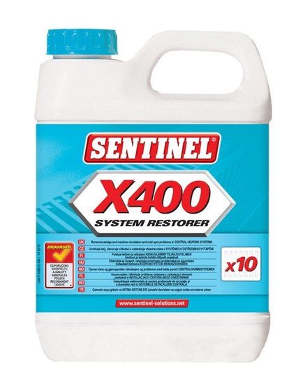 Protherm SENTINEL X400 - Čistiaci prípravok pre odstraňovanie kalov a usadenín z vykurovacích a podlahových systémov